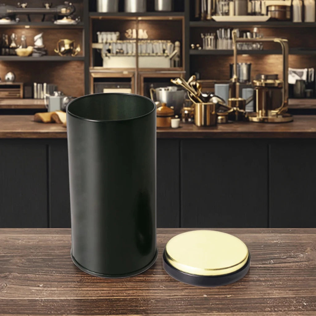 Factory Custom Luxury Tea Tin Canister Rectangular Round Metal Box Storage Container for Tea Candle Premium Loose Tea Packaging