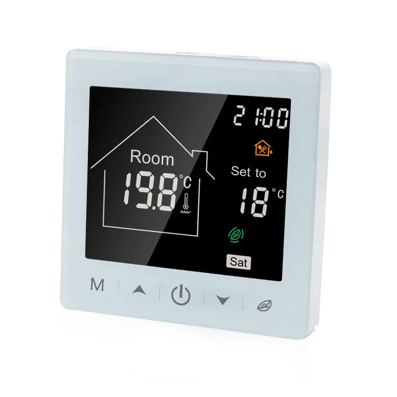 7 Days Programmable 3A Gas Boiler Thermostat for Home Use Non-WiFi Underfloor Heating Thermostat for Apartments