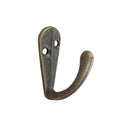 Vintage Bronze Metal Decorative Hook Wall Mounted Single Coat Hanger Hook