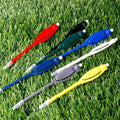 Factory Price Portable Multicolor Golf Pencils with Built-In Clip and Eraser Topper Plastic Divot Tool