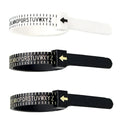 Proper Price Quality Guaranteed Plastic Ring Sizer Finger Gauge Black White for US/UK/EU/JP Jewelry Measuring Tool & Equipment