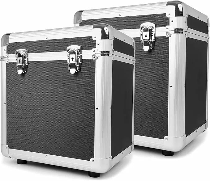 RC100 12 Inch Record Case Vinyl Record Storage Box   Vinyl Record Storage and Carrying Case