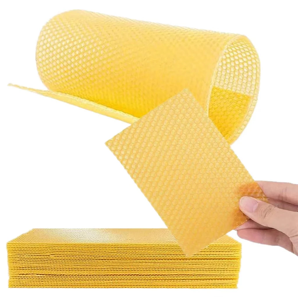 Customized Different Colored Beeswas Sheets DIY Hand Rolled Beeswax Candle