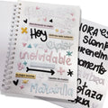 A5 Reusable Sticker Book 60 Sheets Sticker Collecting Album Organizer Sprial Binding Sticker Book for Sticker Storage