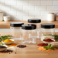 Cosmetic Packaging Variety Plastic Jars PET Amber Black Lid 30ml-500ml for Skin Care Lipstick 100ml 120ml 200ml 250ml New Style