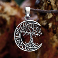 SS8-1278P Creative Design Stainless Steel Viking Moon Tree of Life Pendant Celtic Knot Pendant for Men Fashion Jewelry