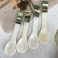 HZ Black Royal Color Mother of Pearl Spoon Caviar SpoonRoyal Spoon Size 9cm