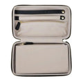Colorful Luxury Women PU Pebble Leather Jewelry case Earrings Necklace Display Jewelry Box with Pouch