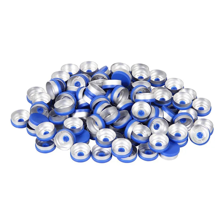 Wholesale 20mm Aluminum Crimp Caps for Pharmaceutical Bottles Tear off Bottle Lids & Closures