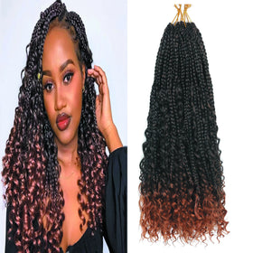 18 Inch 75g Synthetic Braiding Hair for Micro Boho Braiding Hair for Women