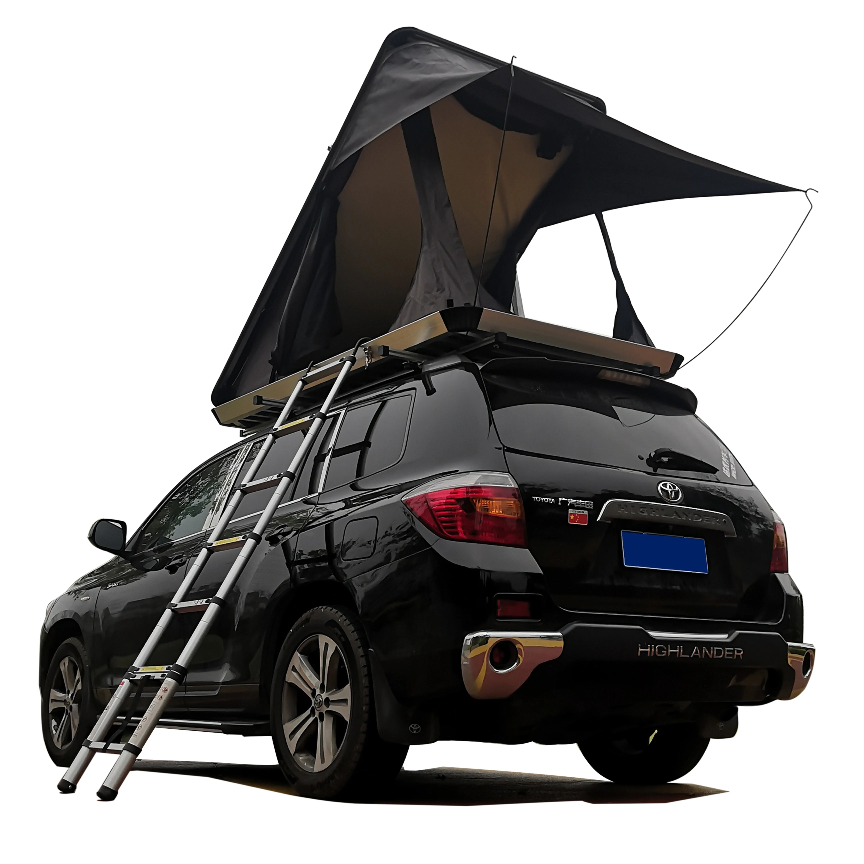 Factory Direct Hard Shell Roof Top Tent Light Weight Triangle Roof Top Tent Car Roof Tent for Sale