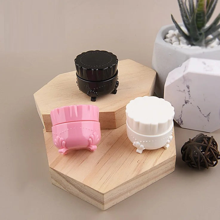 5g PP Four Feet Delicate Pink White Black Cream Jar Cosmetic Containers for Skin Care Eye Cream
