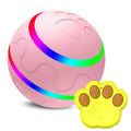 Remote Control Eco-Friendly Sport Interactive USB Charging LED Light Auto Electric Moving Smart Cat Rolling Ball 8cm ABS TPU