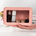 Wholesale Big Capacity Travel Toiletry Bag Zipper Makeup Organizers Made with PU Clear PVC Waterproof Storage case Cosmetic Bag