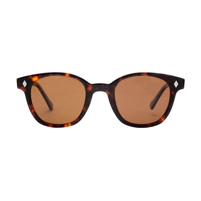 Unisex Luxury Mazzucchelli Acetate Sunglasses High Quality Polarized with White and Transparent Frames
