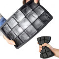 BPA Free Silicone 18 Cavities Square Ice Cube Trays with Lid Silicone Ice Cube Mold