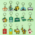 New Arrival Middle Eastern Keychain Elegant Arabian Headdress Oil Barrel Design for Business Promotions and Travel Enthusiasts