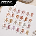 JTING 24colors Moonlight Cat Eye Gel Nail Polish for Nail Art Magnetic Cat Eye Gel Polish Set OEM/ODM Custom Unique Brand Design