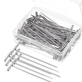 Wholesale 27/32/45/51/53 T-pin Wig Hair Extension Mold Fixing T-needle for Wigs Making Hair Needles Styling Tool