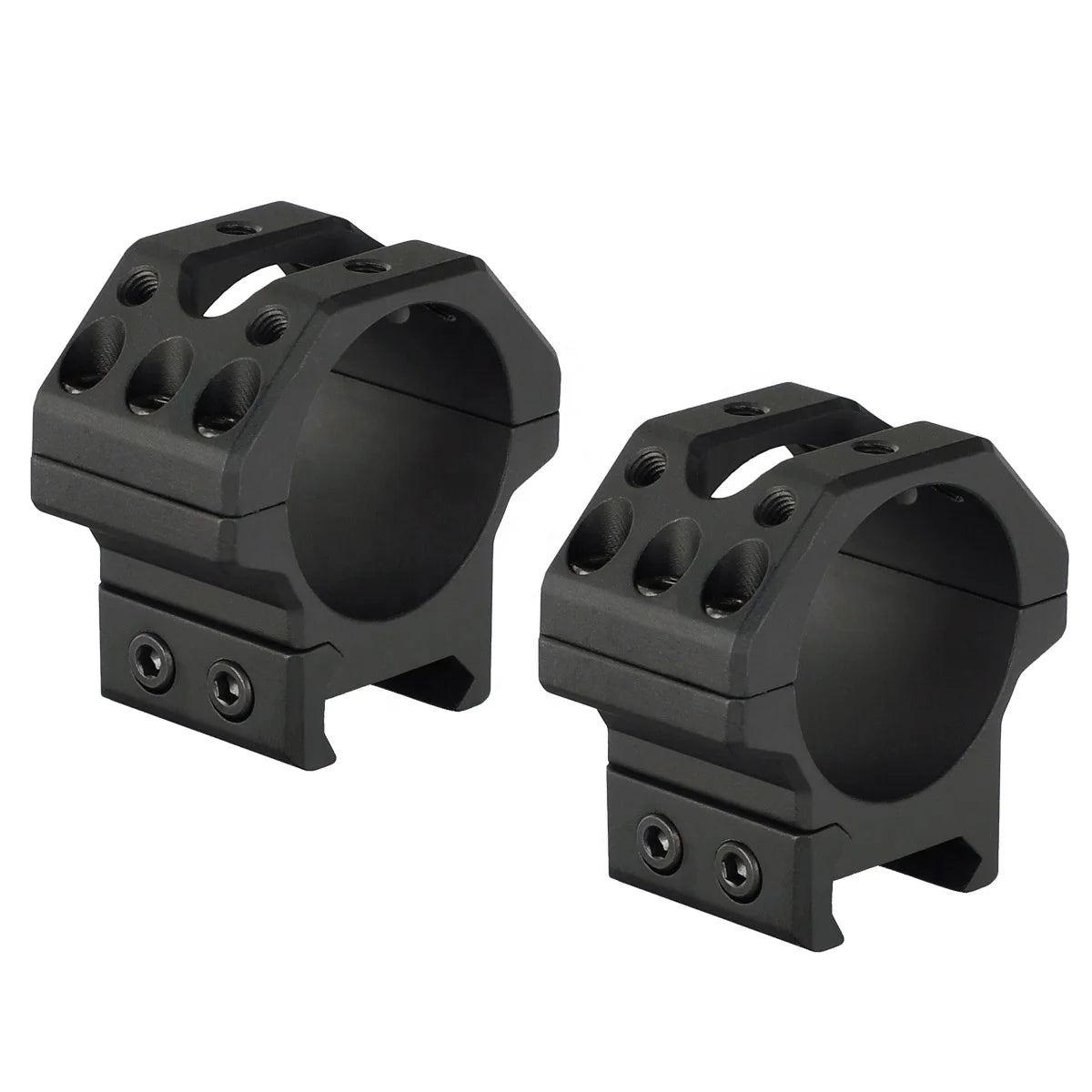 Ohhunt 2PCS 25.4mm 30mm for 21mm Base Low Scope Mount Rings for Hunting Scope