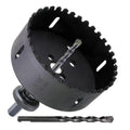 DZ Tungsten Carbide Grit Hole Saw Cutter Drill Bit Steel Material for Cutting Drywall Stucco Fiber Cement Siding Backer Board