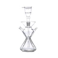 Diamond Glass Hookah Shisha Transparent Glass Crystal Diamond Smokestack Shisha Hookah