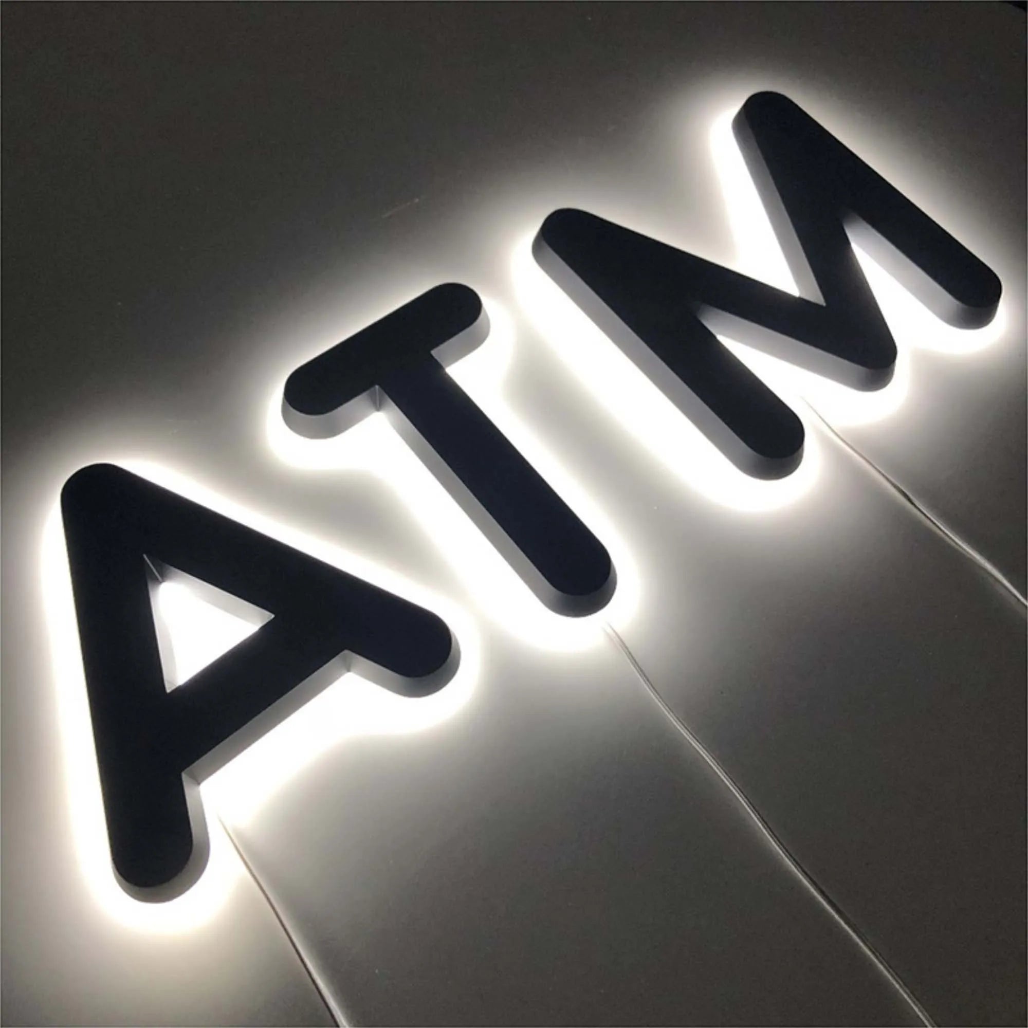 Wall-mounted Advertising 3d Led Backlit Channel Letter Sign for Indoor and Outdoor