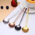 Dishwasher Safe Popular Round Head Silver Gold Rose Gold Ice Cream Coffee Tea Spoon