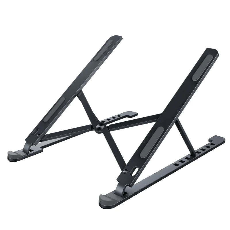 Boneruy 2022 Portable Aluminum Foldable Adjustable Laptop Stand Folding Outdoor Easy Use Computer Desk Metal Factory Price 10pcs