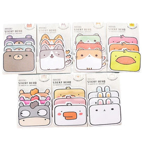 Creative Super Cute Cartoon Index Page Sticky Notes Creative Memo Pad DIY Material Stickers