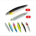 Metal Cast Jig Spoon 7g 10g 15g 20g Shore Casting Jigging Fish Sea Bass Fishing Lure Artificial Bait Tackle Luminous Eyes