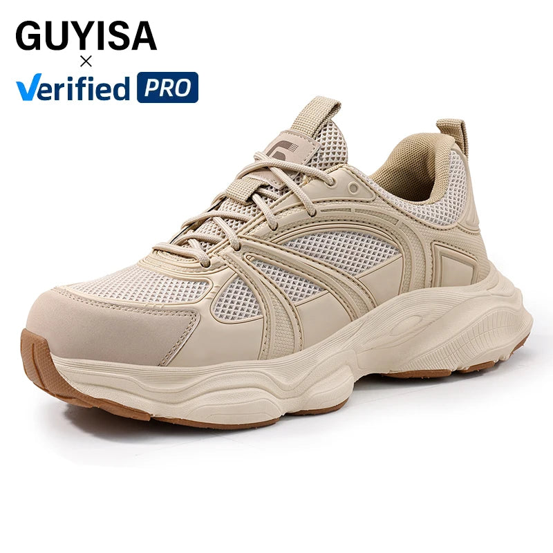 GUYISA New Style Air Mesh Upper  Anti-puncture EVA Sole Safety Shoes Functional Shoes
