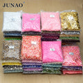JUNAO Factory Wholesale 3mm 4mm 5mm 6mm Plastic Flatback AB Color Pearls Beads Half Round Loose Pearl for DIY Crafts