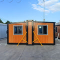 Prefabricated House Popular 3 Bedrooms Collapsible Free Shipping 40ft Extended Portable Container House Support Customization