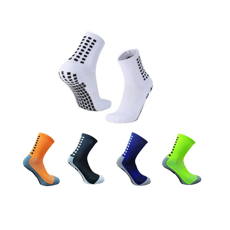 Custom Logo Cheap Price Anti-slip Grip Football Soccer Short Sport Socks for Adults and Children