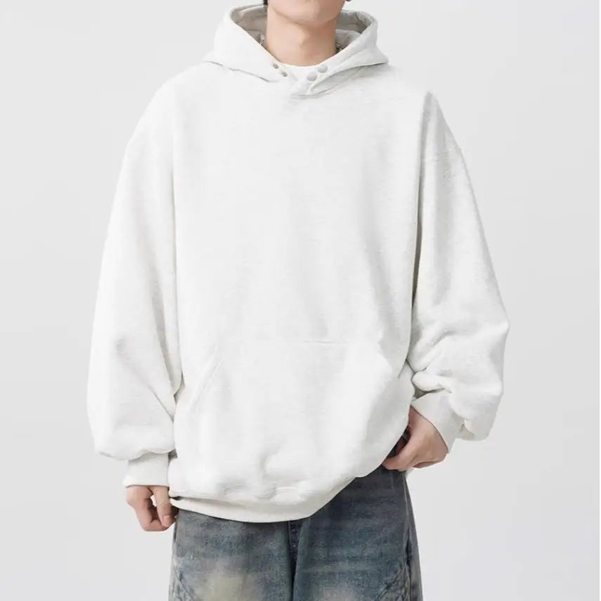 Wholesale Custom 420 Grams Heavyweight Blank Mens Hoodies Oversize Top Hoodie Men Hoodie and Sweatpants