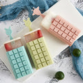 DIY Popsicle Ice Cream Mold Cartoon Blocks with Lid Homemade Creative Ice Cream Bar Ice Tools