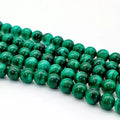 Wholesale High Quality 4 6 8 10mm Natural Malachite Gemstone Loose Beads for Jewelry Making