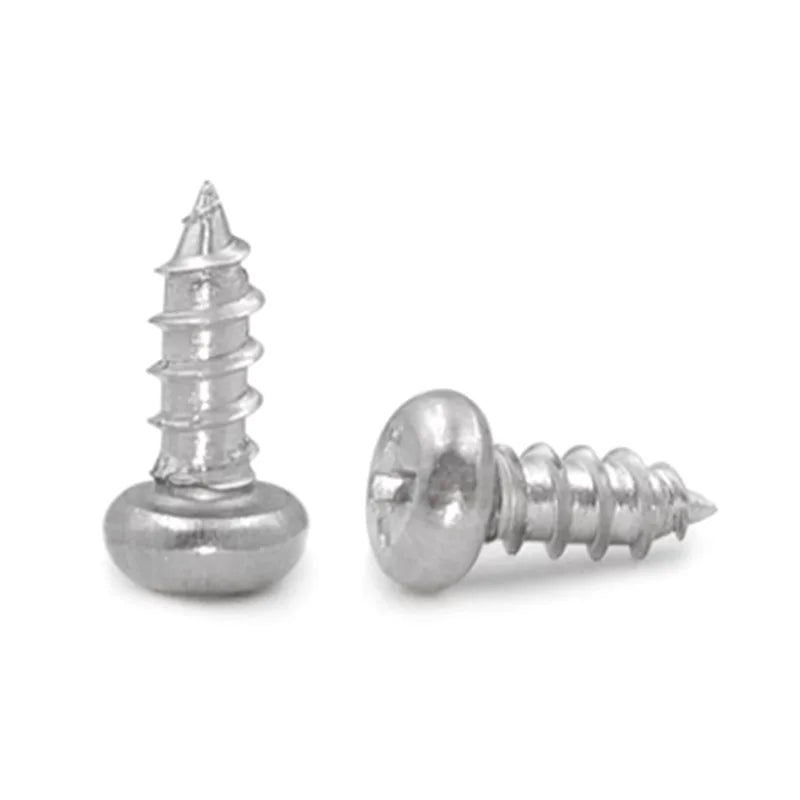 Small Anodized 7075 Aluminum Screws Metric Measurement System