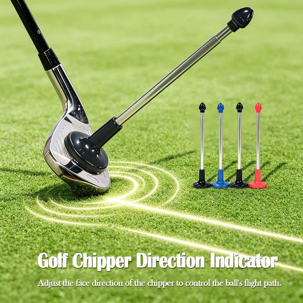 Golf Chipper Direction Indicator Tool for Adjusting Chipper Face Direction Control Ball Flight Path for Short Game Training