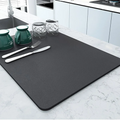 Super Absorbent Anti-slip Coffee Dish Large Kitchen Absorbent Draining Mat Drying Mat Quick Dry Bathroom Drain Pad