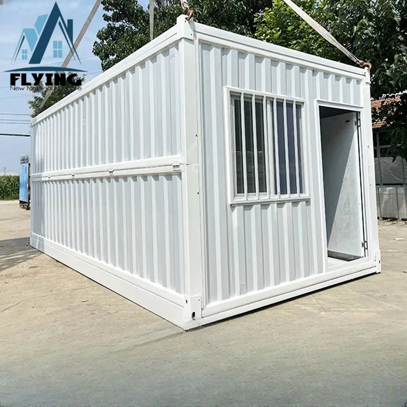Customized 20ft 40ft Corrugated Steel Folding Container Houses Prefab Portable Office Home for Hotels Tailor-Made Fit Your Needs