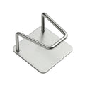 Stainless Steel Sponges Holder Self Adhesive Wall Hook Drain Drying Sponges Rack for Kitchen