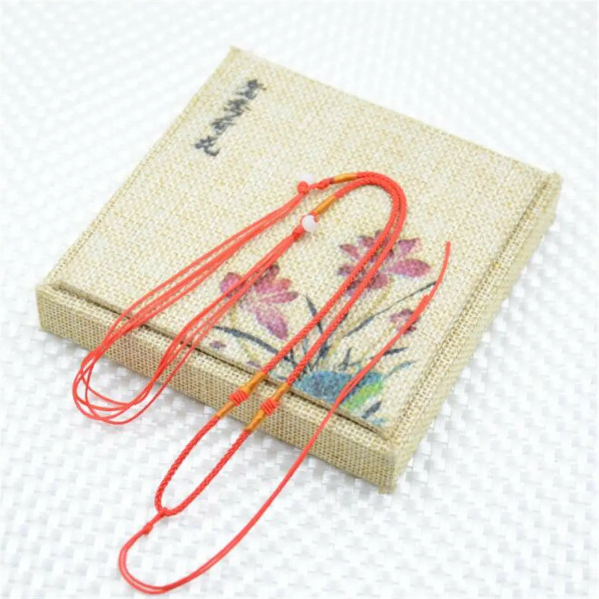 Handmade Braided Line Rope String 2mm Cord Jade Beads for Beads Pendant Necklace Jewelry Red Black Dark Green