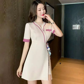 3 Colors Women Hotel Bathrobe Clothing Dress Spa Dress