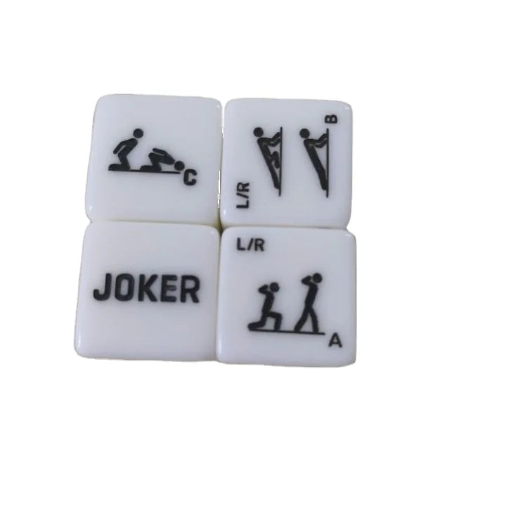 Hot Sale Six Sides Fitness Dice for Exercise Training Sports Entertainment Games  Bar House Party Punish Dice