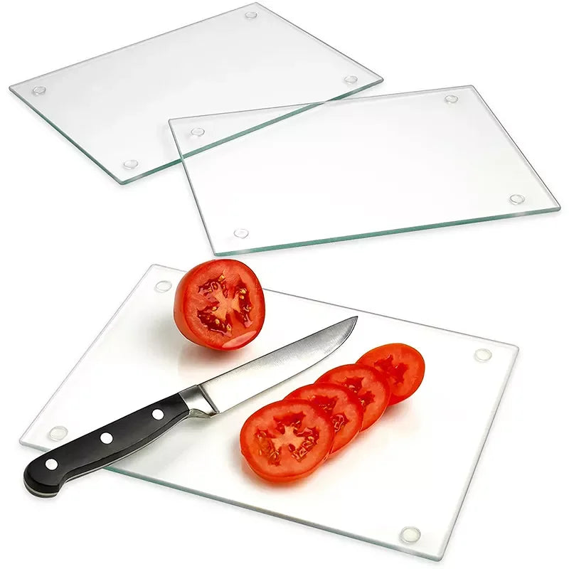 Qualisub Personalized 11x12inch Tempered Glass Smooth Frosted Surface Anti-Slip Easy Clean Lightweight 0.4cm Sublimation Cutting