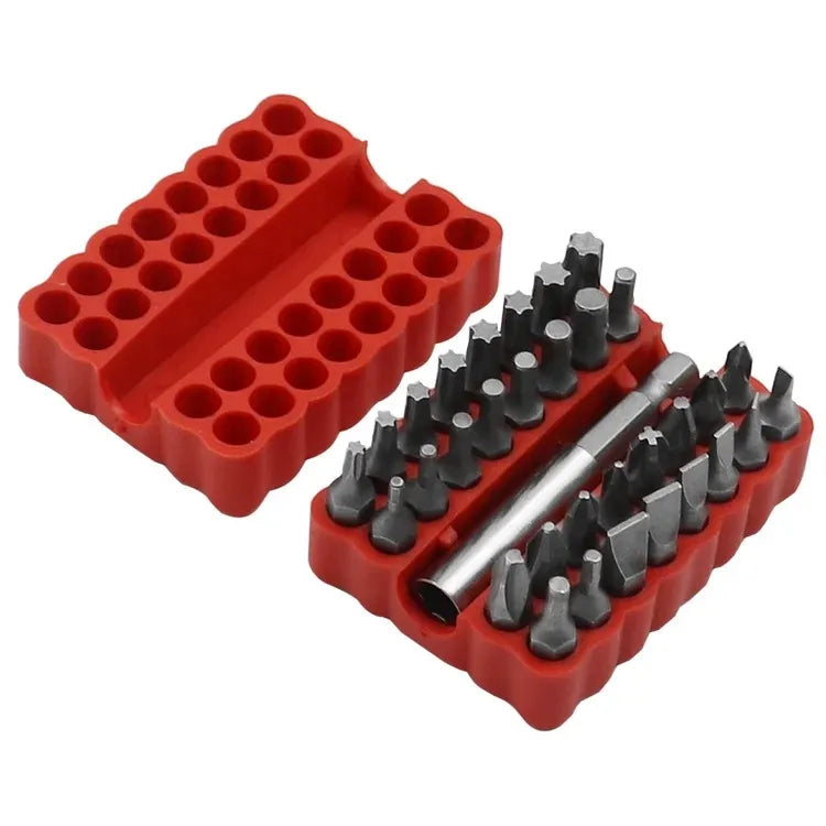 33 Pcs Quick Release Holder Electric Screwdriver Bit Accessories Magnetic Extension Bit Holder Screwdriver Bit Set