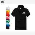 Men's High Quality Slim Fit Orange Golf Shirt Custom Logo Print Fringe Design Summer Casual Short Sleeve Knitted Anti-Wrinkle