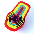 Hot Selling Pastry Tools Plastic Measuring Cup with Graduated 6-piece Measuring Spoon Set for Baking Tools
